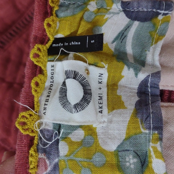 Anthropologie Akemi+Kin Jacket Red quilted jacket - Picture 8 of 11